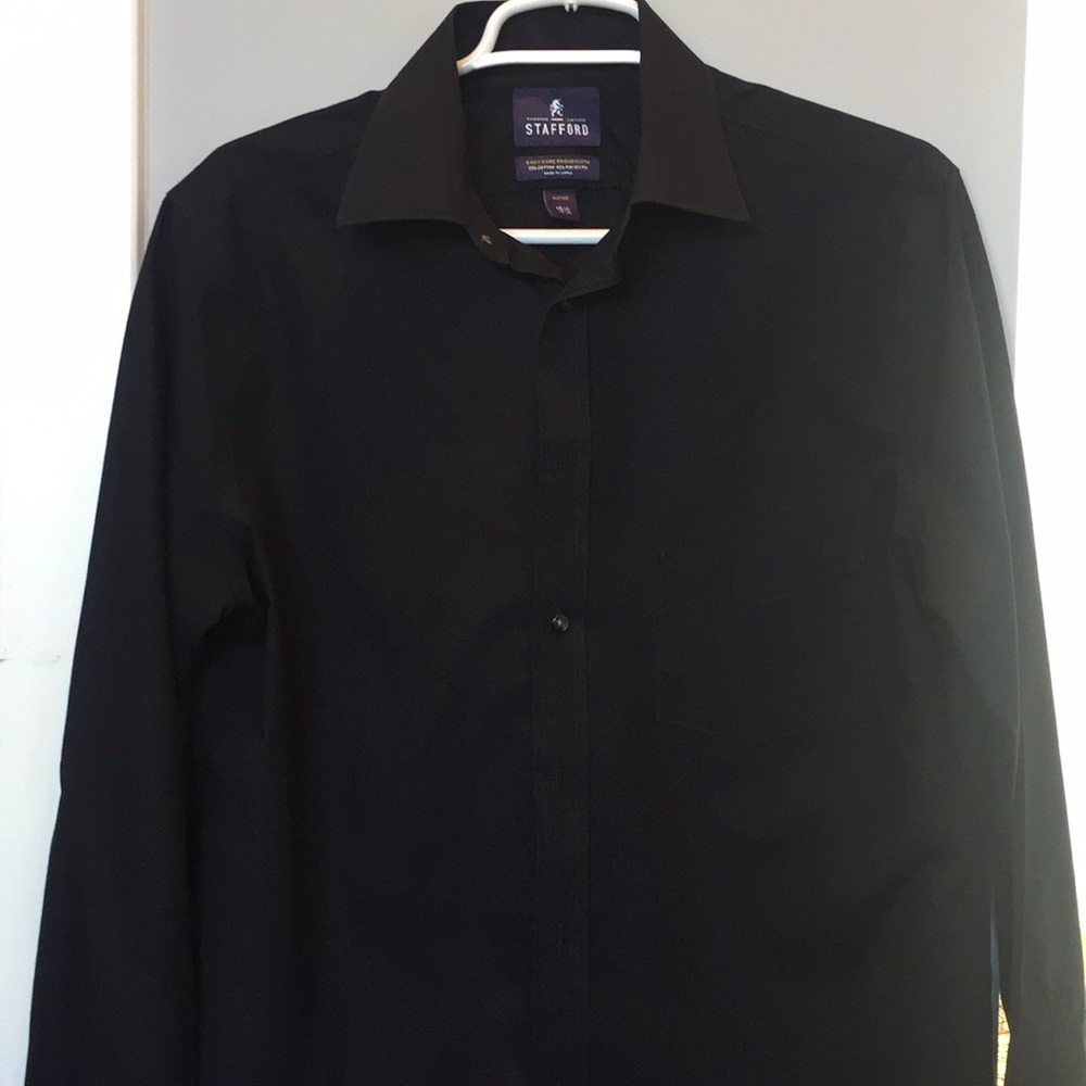 Stafford black dress shirt